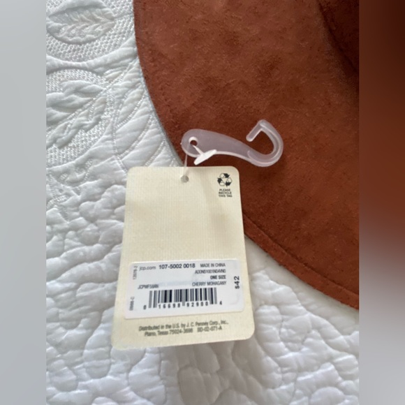 NWT Suede Panama Hat - Picture 2 of 2